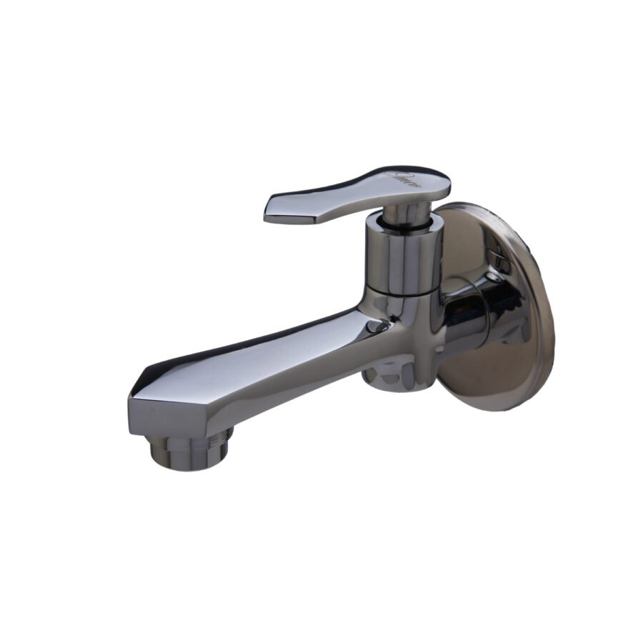 Arrow Long Body Brass Bib Tap with Flange
