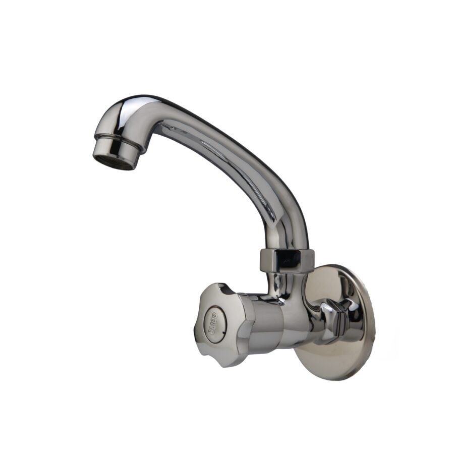 Croma Wall Mount Kitchen Sink Tap with Swivel Spout (Sink Cock)