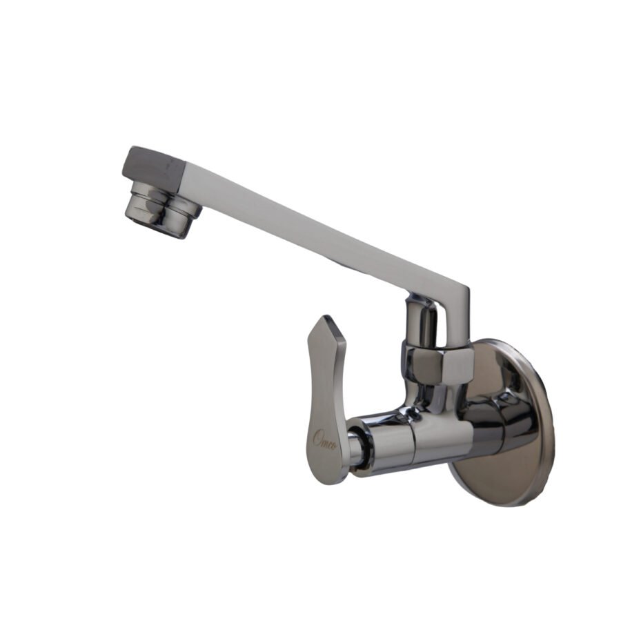 Arrow Wall Mount Kitchen Sink Tap with Swivel Spout (Sink Cock)