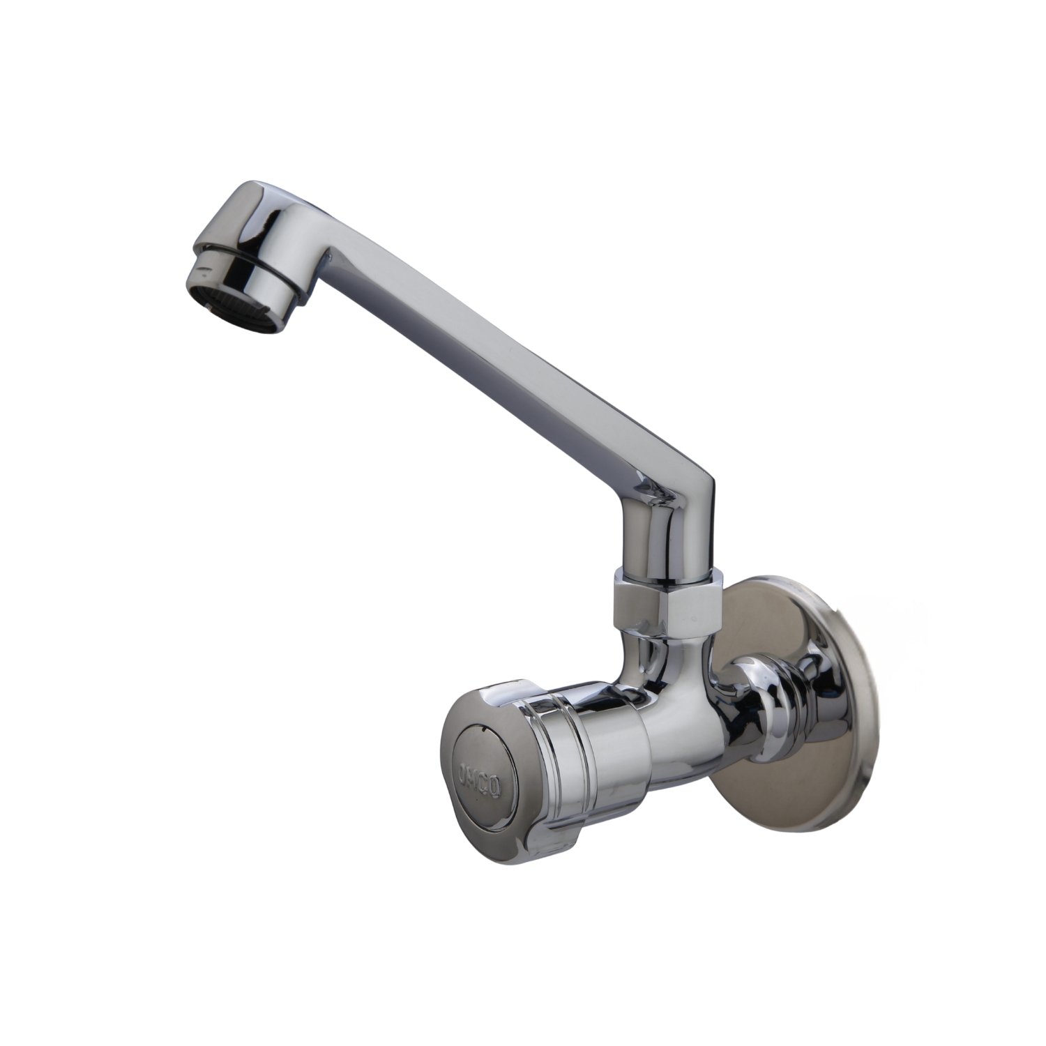 Neon Wall Mount Kitchen Sink Tap with Swivel Spout (Sink Cock) - Image 4