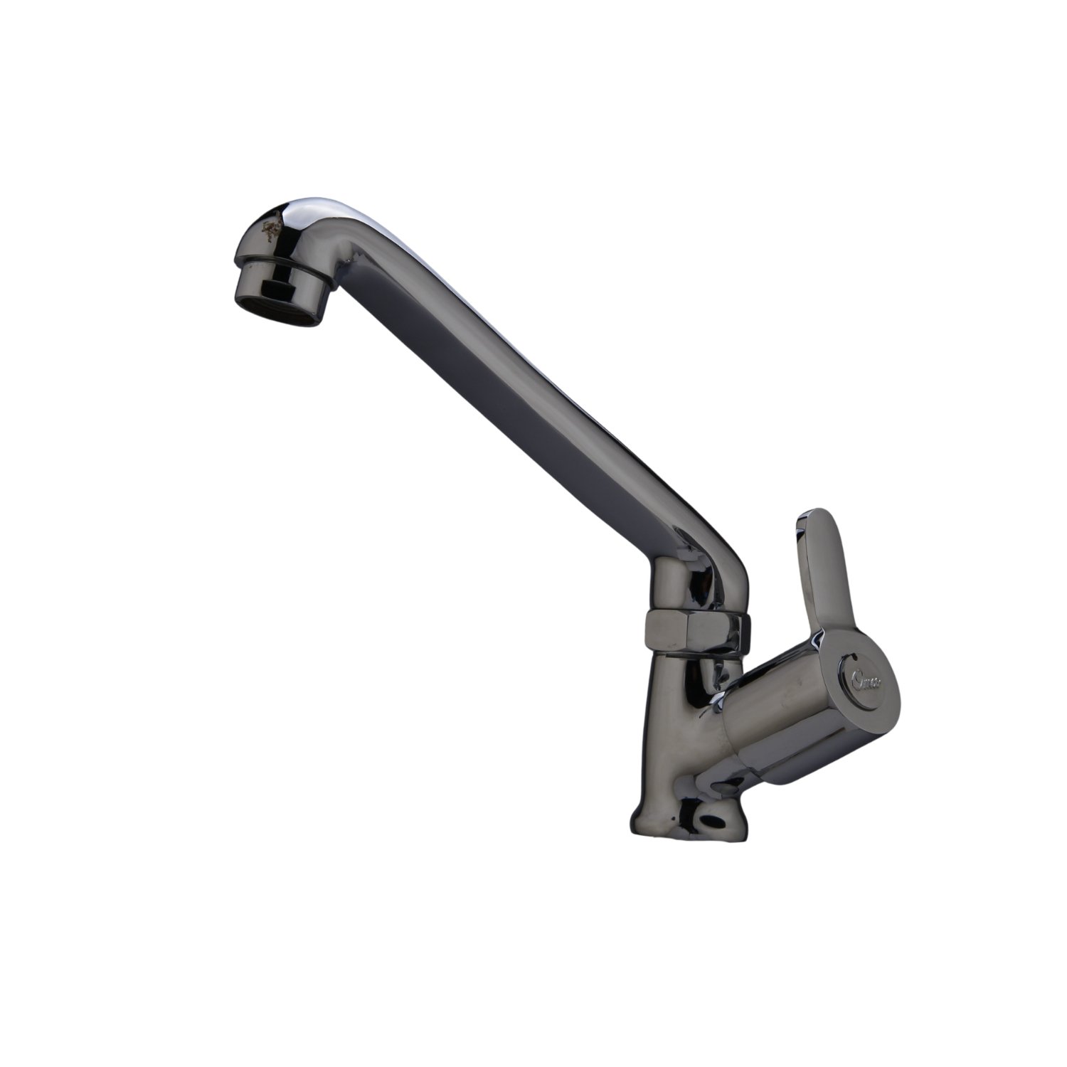 Topaz Table Mount Kitchen Sink Tap with Swivel Spout (Swan Neck) - Image 2