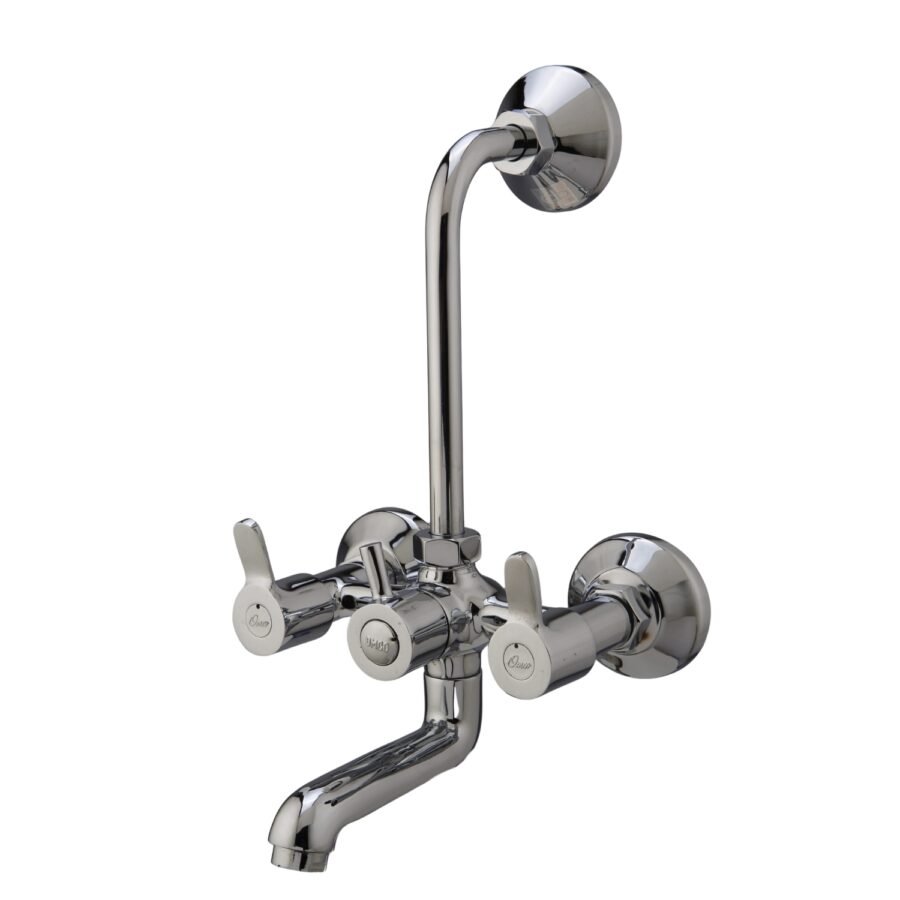 Topaz Wall Mixer Tap with L-Bend