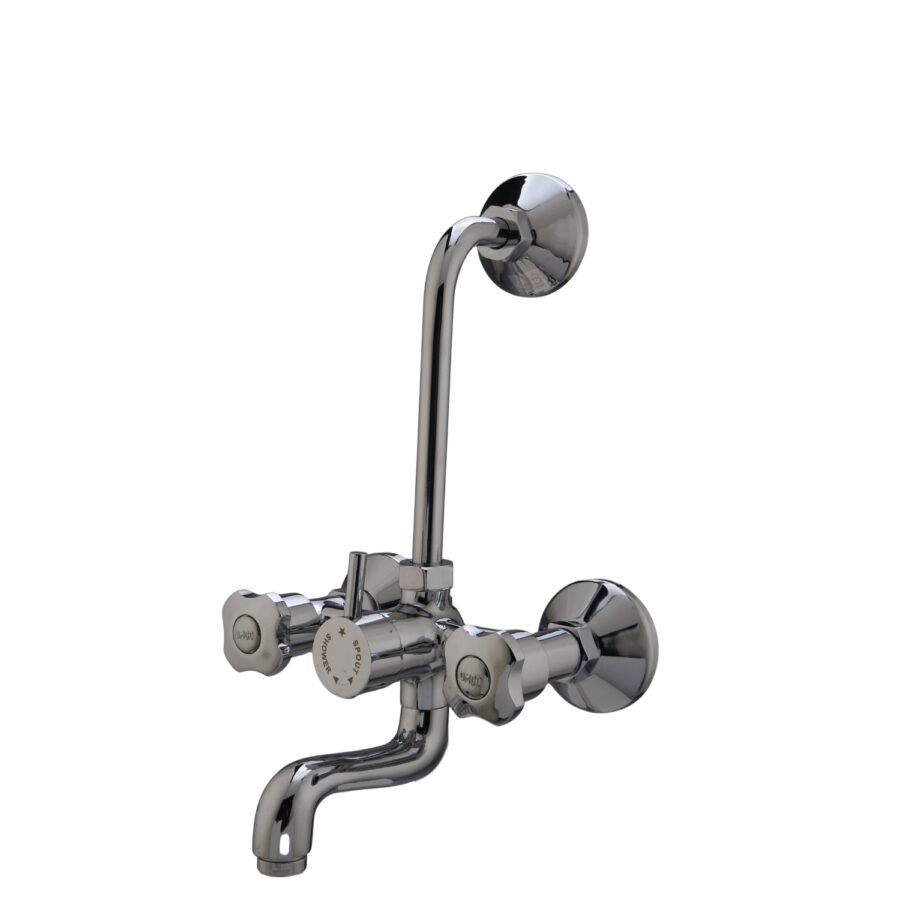 Croma Wall Mixer Tap with L-Bend