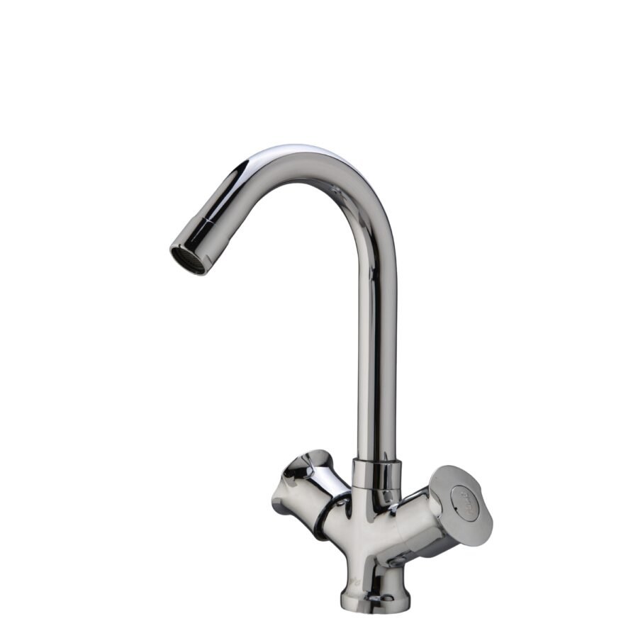 Coral Centre Hole Wash Basin Mixer Tap with Swivel Spout