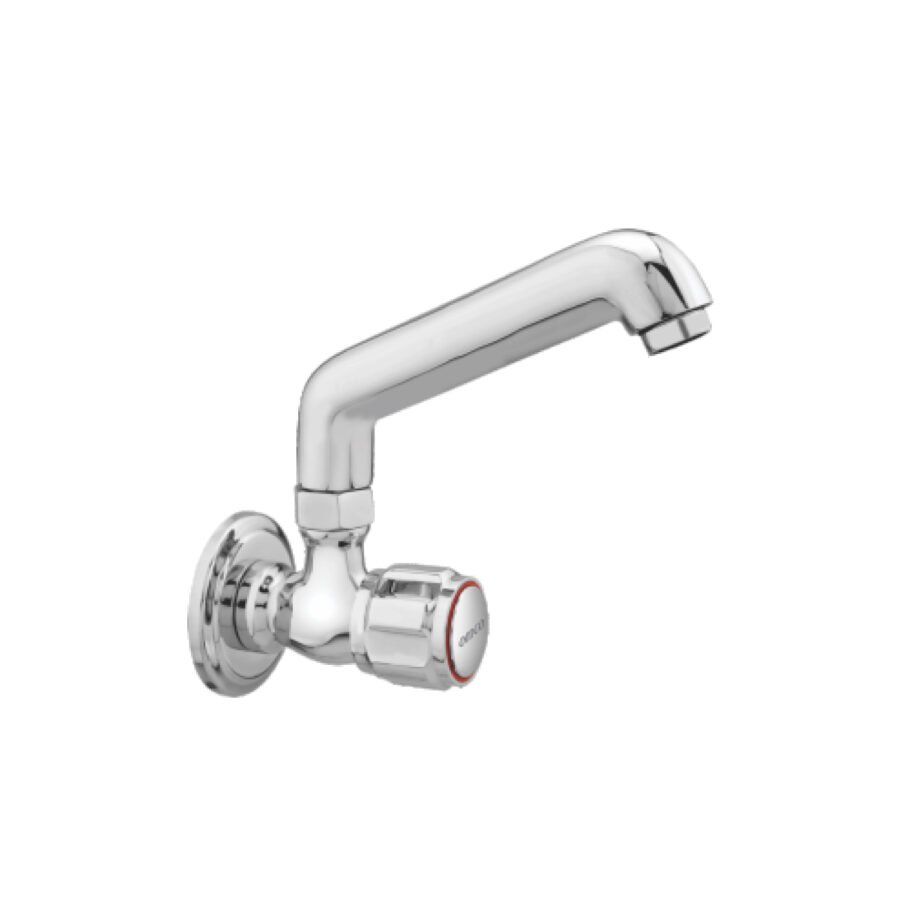 Deluxe Wall Mount Foam Flow Kitchen Sink Tap with Swivel Spout