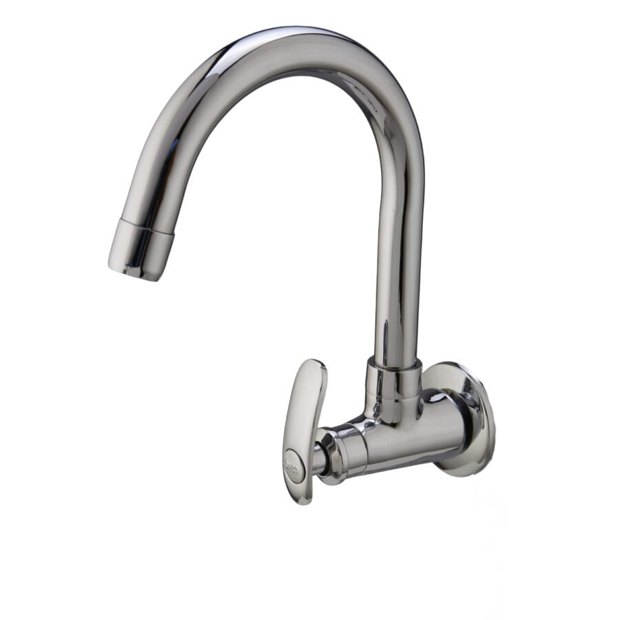 Dzire Wall Mount Kitchen Sink Tap with 304-SS Swivel Spout
