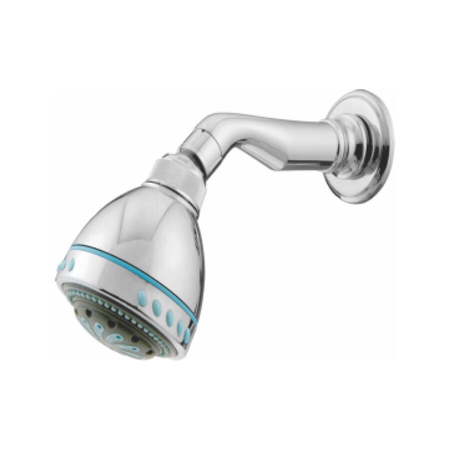 Dolphin Overhead Shower with Brass Shower Arm (6 inches)