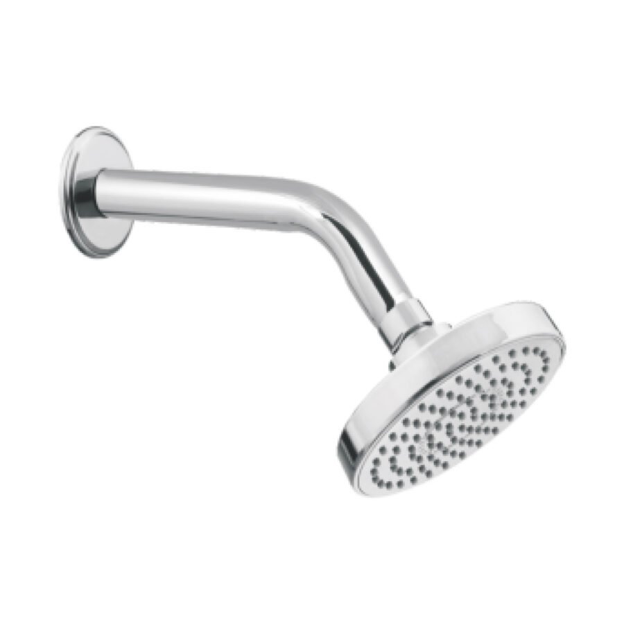 Glaze ABS Bend Overhead Shower with Shower Arm (6 inches)