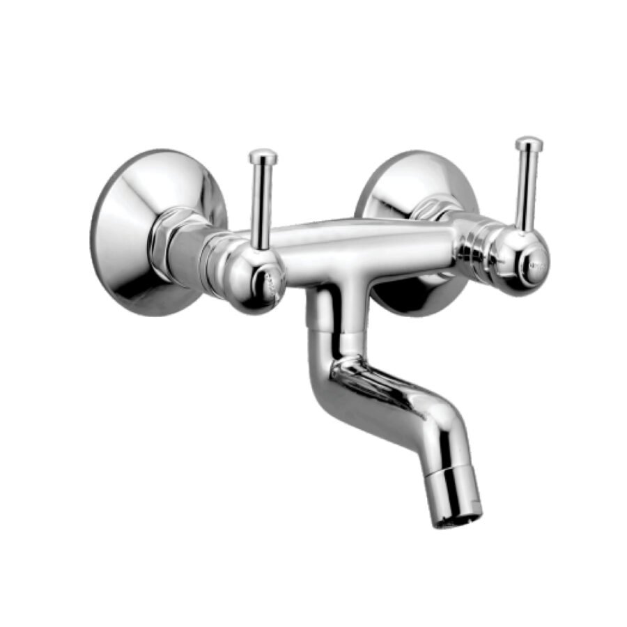 Sleek Wall Mixer Tap for Bathroom
