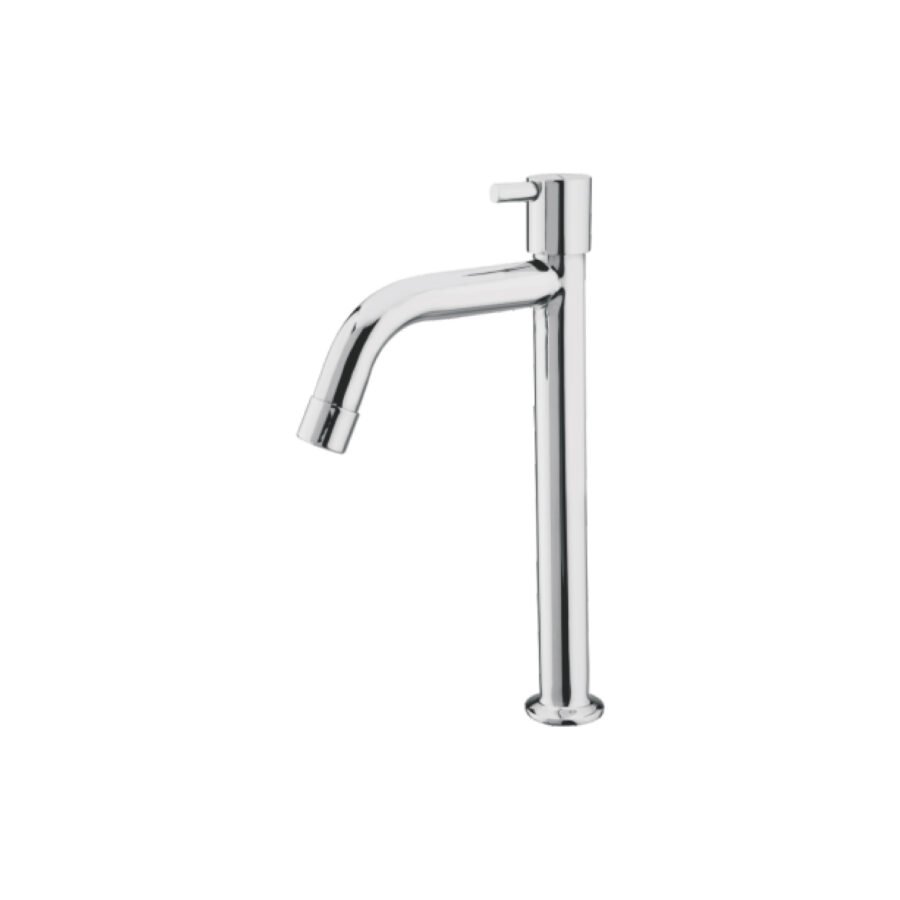 Spa Brass Tall Body Brass Pillar Tap for Wash Basin