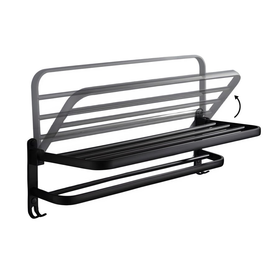 twinflex-black-304-ss-dual-foldable-towel-rack