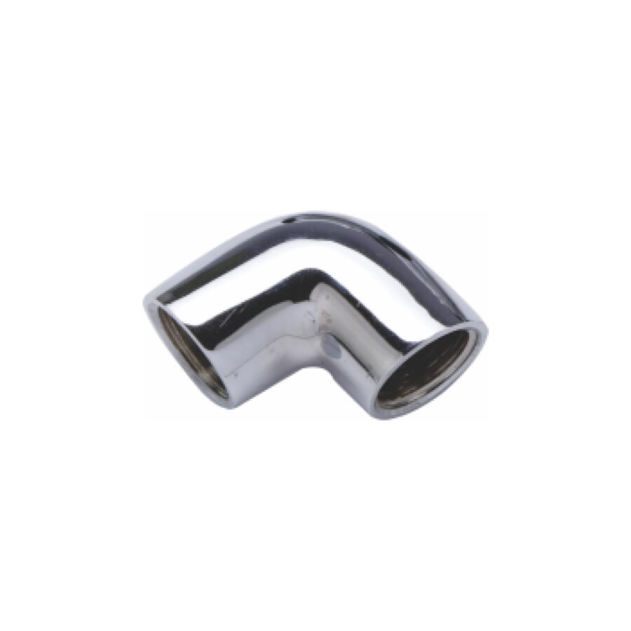 CP Elbow (15mm) - Solid Brass Triple-Layer Chrome-Plated Plumbing Connector
