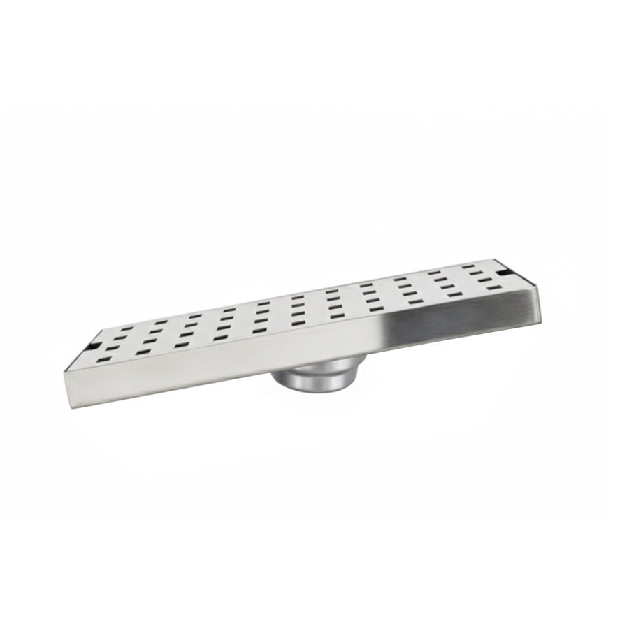 quadro-304-ss-12x4-inches-shower-drain-channel-with-cockroach-trap-centre-hole