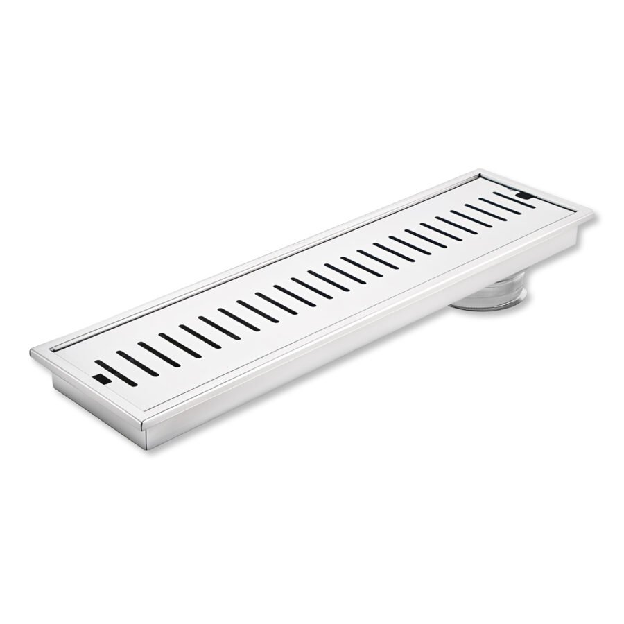 Slot 304-SS (36x4 inches) Shower Drain Channel with Cockroach Trap - Side Hole