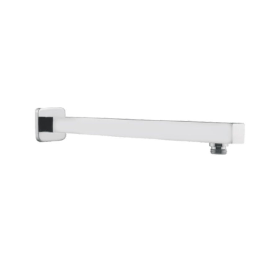 Square CP Brass Shower Arm with Flange (24 inches)