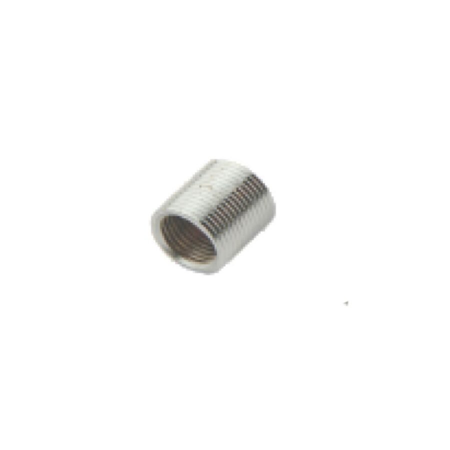 Running Nipple (1 inch) - Solid Brass Triple-Layer Chrome-Plated Plumbing Connector