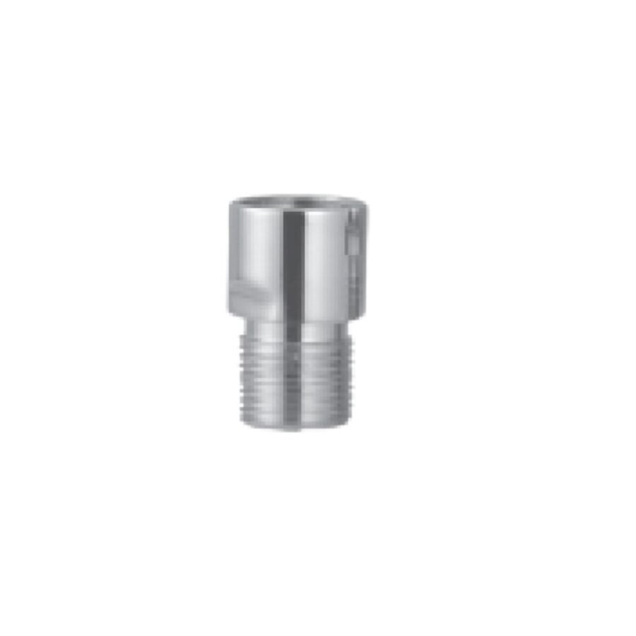CP Brass Extension Nipple with Flange (25mm) - Solid Brass Triple-Layer Chrome-Plated Plumbing Connector